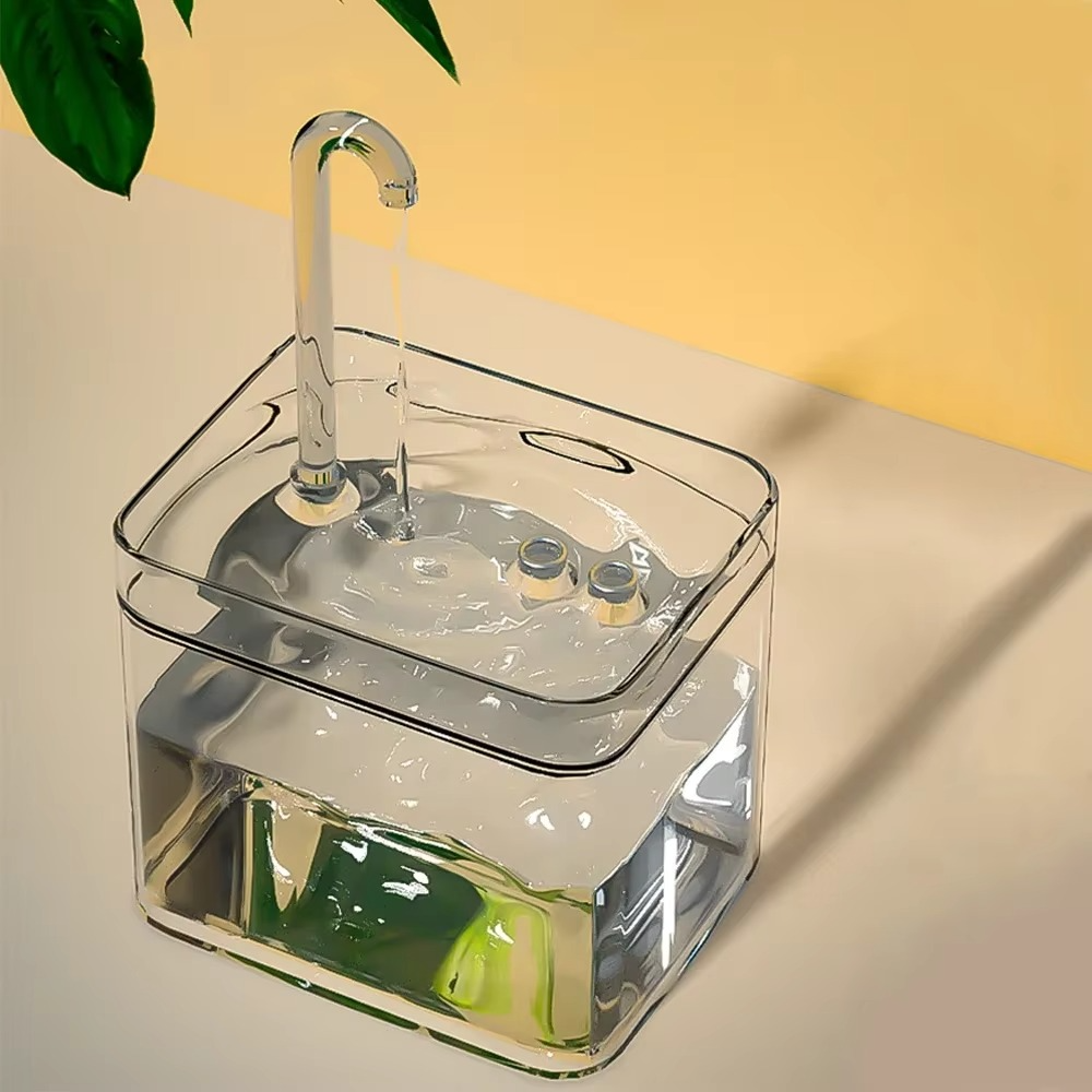 Crystal Clear USB Cat Water Fountain with Advanced Filtration System