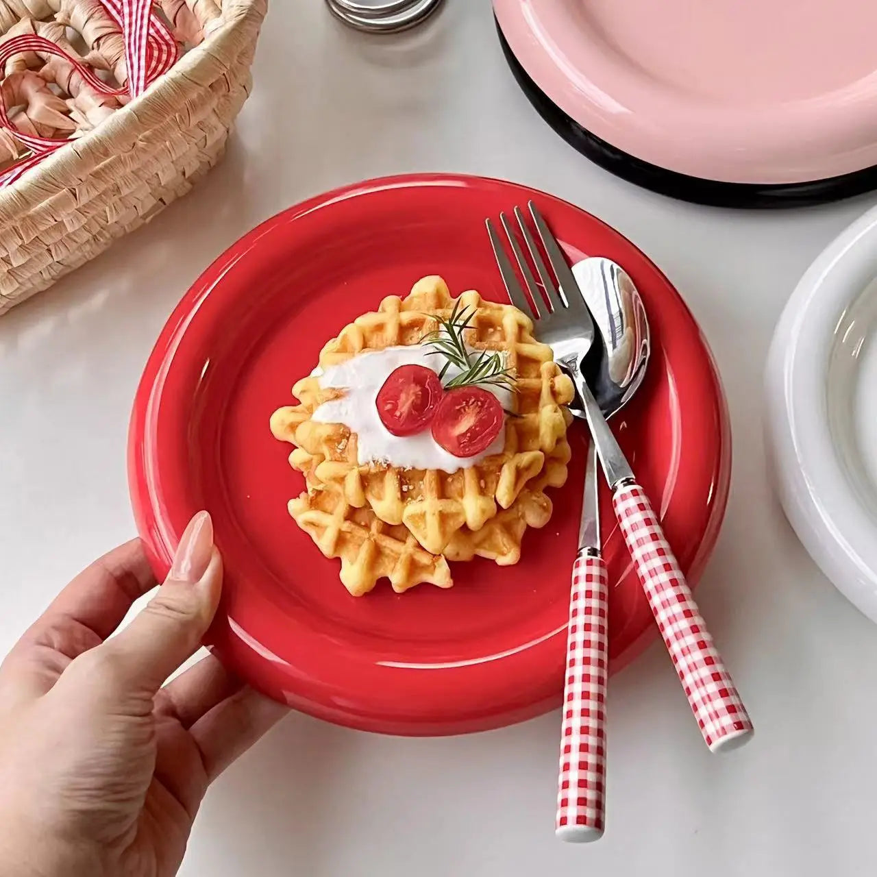 NordicChef Round Ceramic Plate