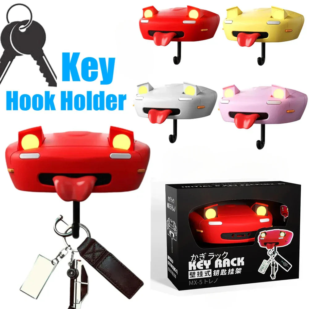 AutoKey AE86 | Retro key holder with flip-up headlights | For car enthusiasts
