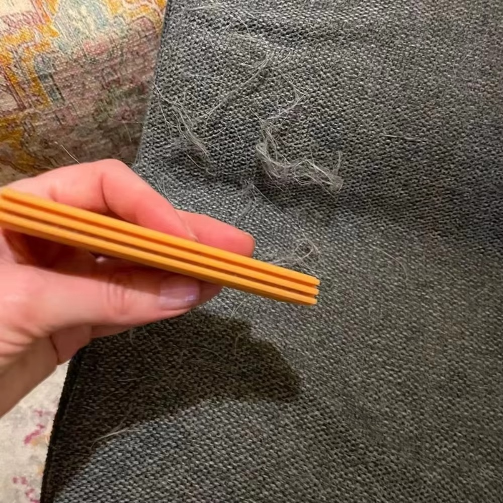 Easy Grip Pet Hair Removal Tool for Home Carpets and Upholstery