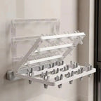 Wall-Mounted Folding Dryer AeroFold | Space-Saving Clothes Dryer & Towel Holder | Windproof & Load-Bearing | Foldable