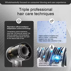Ion Hair Dryer | 200 Million Negative Ions | Intelligent Temperature Control | 110,000 RPM