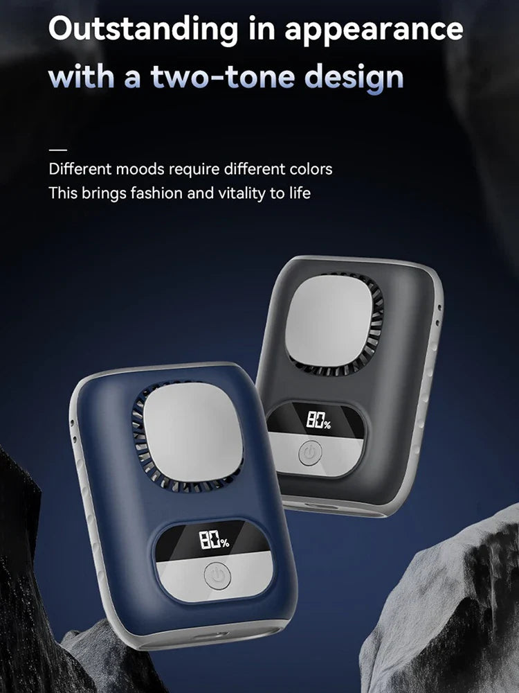 CoolBelt Mini Hip Fan | Portable & Bladeless | LED Display & 12 hrs Runtime | Rechargeable via USB-C