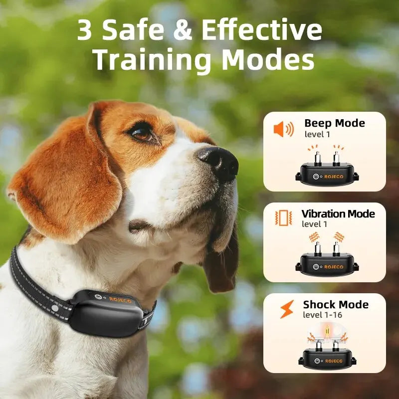 ProTrain – Rechargeable Waterproof Dog Training Collar with Remote