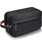 Traveluxe Culture & Cosmetic Bag | Water Repellent | Premium Leather Handle