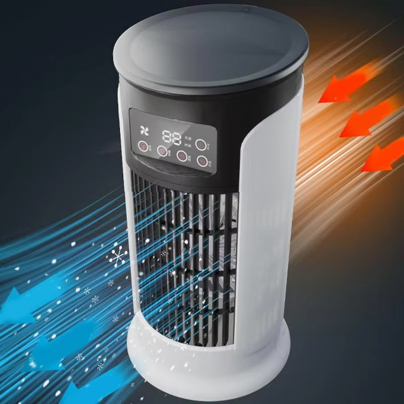 Portable Air Conditioners Fan Evaporative Cooler USB Quiet Timer Room Cooling Small 10 oz Water Tank Personal Cooler Adjustable