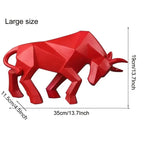 ToroArte Bull Sculpture | Nordic Design | Resin Figure Modern | 35 cm / 26 cm