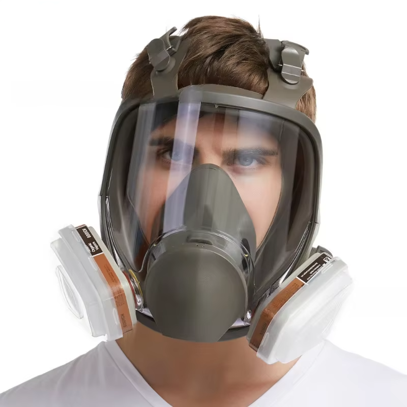 Comprehensive Full Face Respirator Safety Gas Mask with Anti-Fog Protection