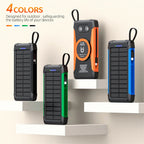 Voltaris MagCharge Solar Powerbank 10000mAh | Magnetic Wireless Charging | 22.5W Fast Charging Function | With Cable & Flashlight | For iPhone, Samsung & Co.