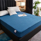 Waterproof Ultra-Soft Fitted Latex Mattress Pad Cover