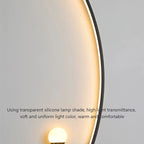 Contemporary Edge Wall Lamp – Black & Gold Indoor/Outdoor Lighting for Modern Spaces