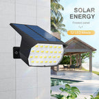 Solar-Spotlight LumiYard 92LED | 2-colored garden lighting (Warm-/Cool white) | IP65 waterproof & automatic dusk sensor