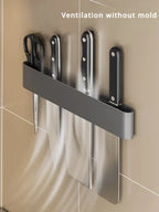 Knife holder - Knifey - Stainless steel - Multi-function shelf