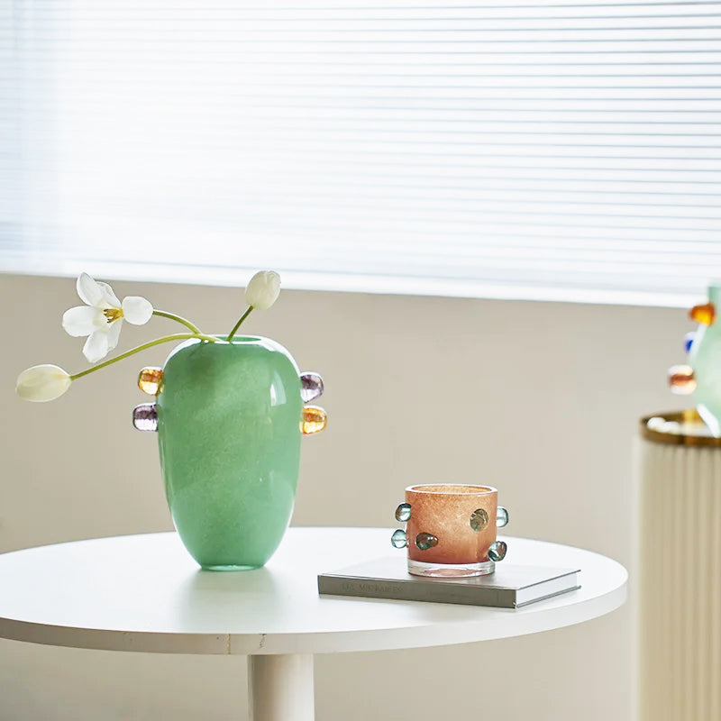 Polka Globe Glass Vase Collection