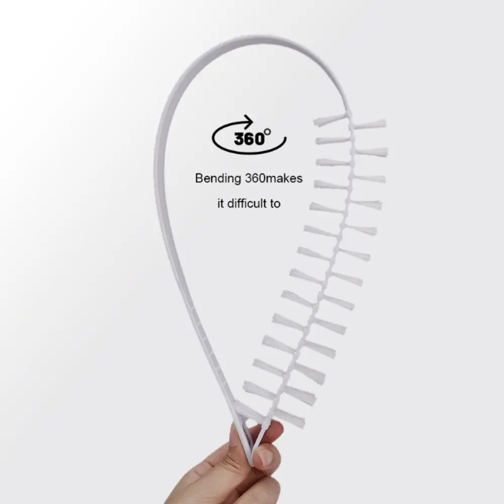 Washing Machine Crevice Cleaning Brush with Flexible Nylon Bristles