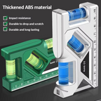 Precision Pocket Level Tool with Magnetic Base & Protractor