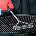 GrillPro Brush | Stainless Steel Grill Brush | Heat Resistant & Non-Stick | Ergonomic Handle
