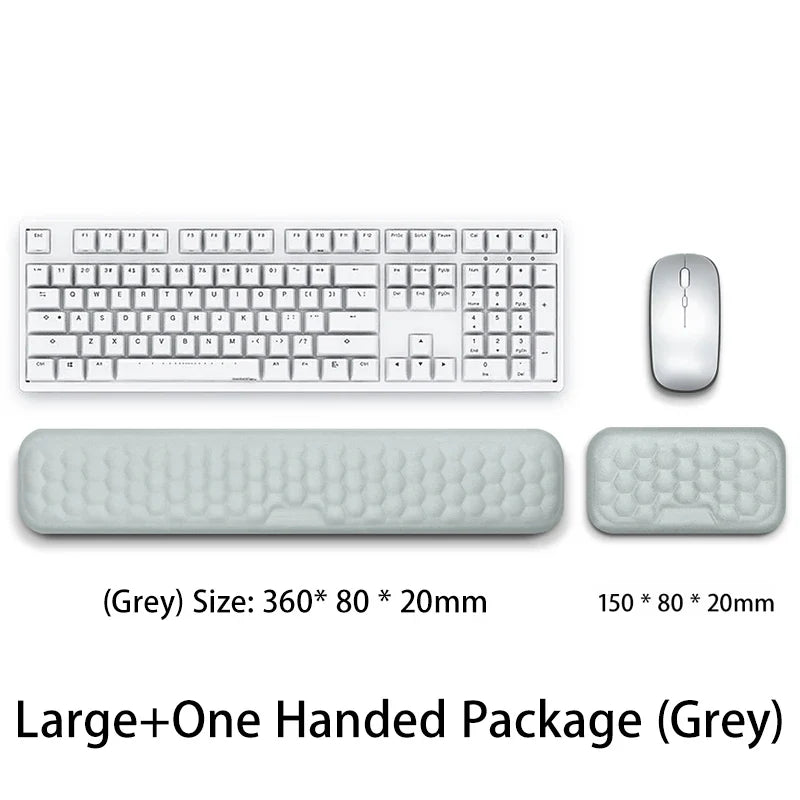 SilentaPad Wrist Rest | Ergonomic Mouse Pad with Memory Foam & Massage Area | For PC, Laptop & Gaming
