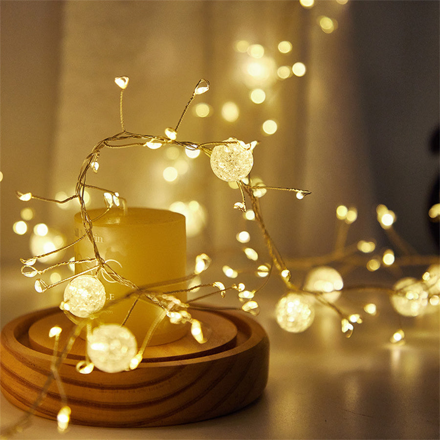 Fireworks Fairies Twinkle Cluster String Light