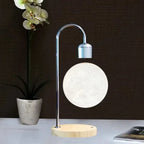 LED Moon Lamp with Magnetic Levitation and Wireless Charging