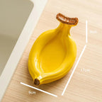 Creative Ceramic Banana Soap Box