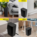 EcoPress 10L Trash Can for Bathroom