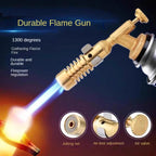 FlameMaster 1300 | Multifunctional Gas Burner | Adjustable Flame up to 1300°C | Compact & Ergonomic