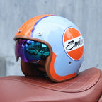 Retro Motorcycle Helmet 3/4 Open Face – Valor