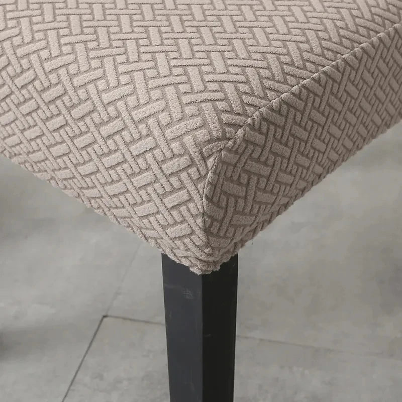 Chair Cover Velvona | Elastic & Thick Padded | Jacquard Stretch Cover | Washable & Wrinkle-Free
