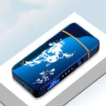Rechargeable USB Plasma Lighter with Windproof Double Arc Flame – Stylish Metal Design for Indoor and Outdoor Use