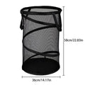 SPIRAFOLD Laundry Basket | Foldable & Breathable | Mesh Design with Carry Handles | For Home, Bathroom & Student Apartment