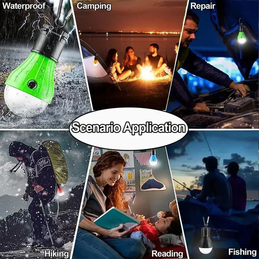 Lumora LED Camping Lamp | 3 Light Modes | Waterproof & Shockproof | With Hook