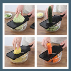 SchnittWerk Cabbage Shredder made of stainless steel | Fine slicer for vegetables & salads | Non-slip & sharp | Ideal for cabbage & raw vegetables
