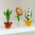 Plants with Pot Glass Ornament