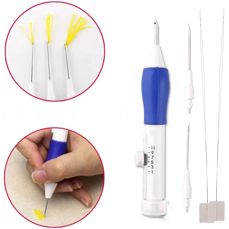 Punch Needle Embroidery Kit with 8 Accessories