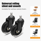 Swivel Roller Office Chair Wheels 5PCS
