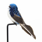 Lifelike feathered birds for outdoor decoration