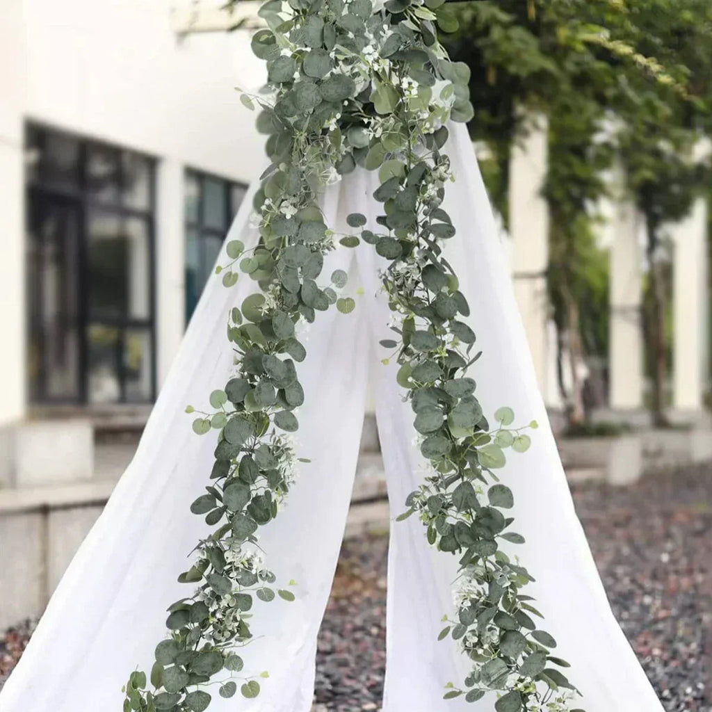 Eucalyptus Garland Set | 2 Pieces | 180 cm | Realistic & Maintenance-Free