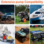 Portable Battery-Powered Oil Transfer Pump with Flexible Hose