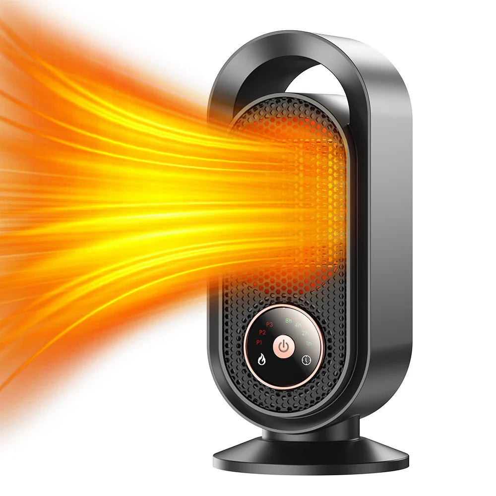1000W Portable Mini Fan Heater for Desk Bedroom and Office