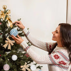 Plastic Christmas Tree Ornaments, 8 cm, for Indoor and Outdoor Decoration