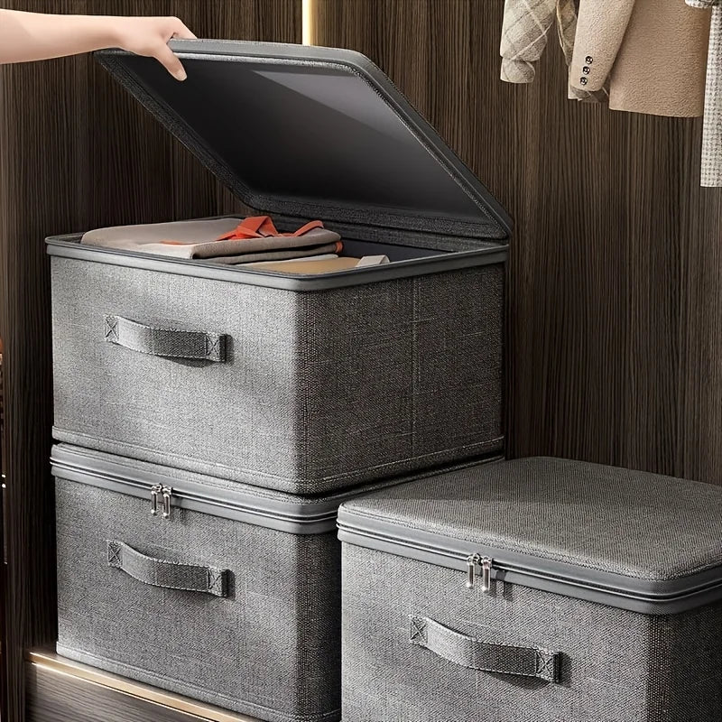 Foldora Storage Box | Foldable & Space-Saving | With Zipper Lid