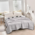 Summer Lightweight Quilt Solid Color All Season Comforter for Double Bed
