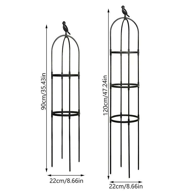 GrowArc Garden | Plant climbing aid made of fiberglass | Stable & weatherproof | For climbing plants & vegetables