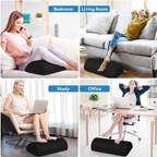 Ergonomic Feet Pillow – Under-Desk Foot Rest Cushion for Office & Home
