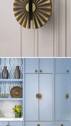 Bronvella ArcRetro Furniture Handle in Antique Copper