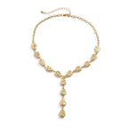 Modern Stone Inspired Lariat Necklace