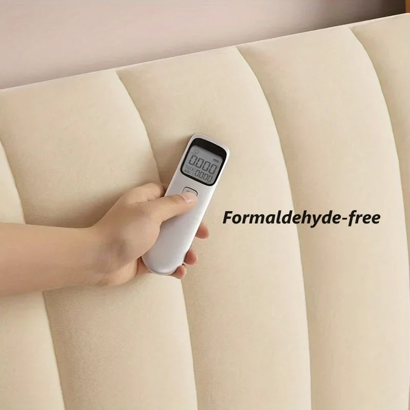 Plush Quilted Bed Headboard Protector