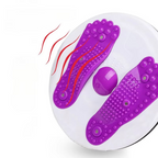 Portable Magnetic Waist Twisting Disc for Core Strength and Balance Training