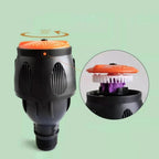 Automatic rotating garden sprinkler system